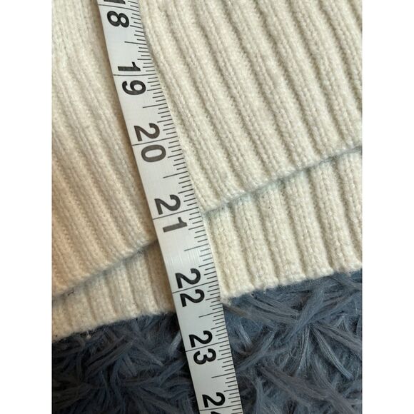 H&M Off White Oversized Wool Blend Sweater Size S - Picture 4 of 5